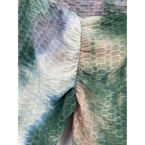 Otos Active Womens Multicolored Textured Leggings NEW Size 3XL - Picture 4 of 12